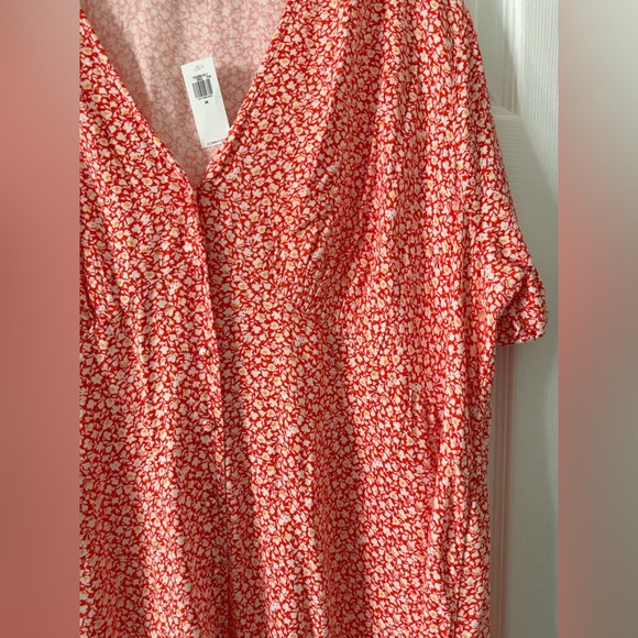 Old Navy Coral 3X Dress 🌞 NEW WITH TAGS - Picture 4 of 10